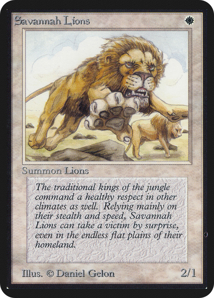 Savannah Lions Card Image