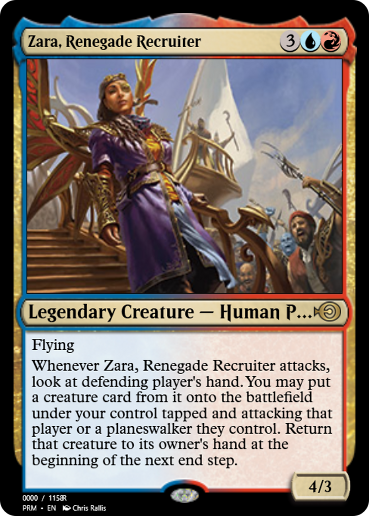 Zara, Renegade Recruiter Card Image