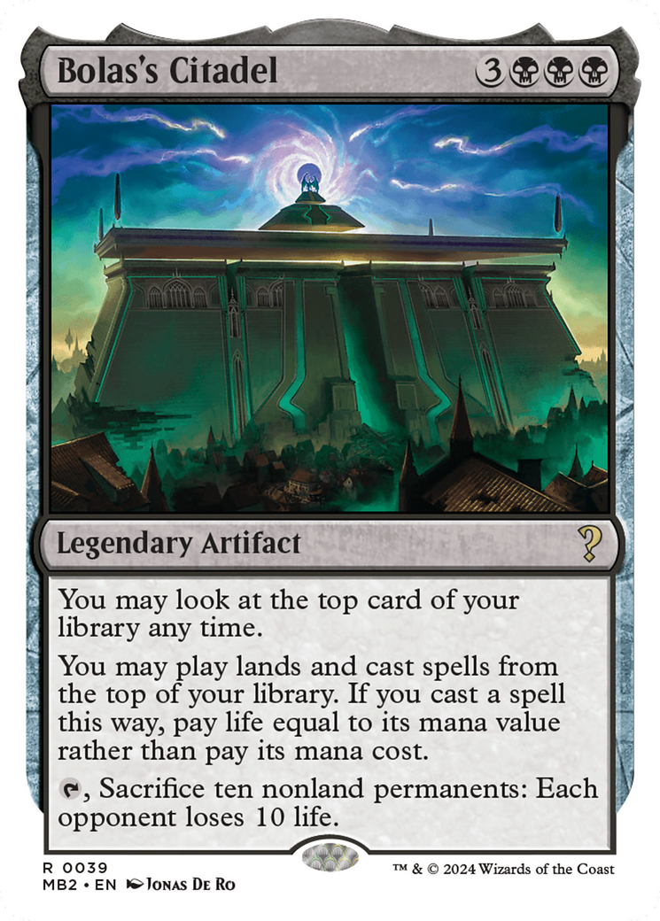 Bolas's Citadel Card Image