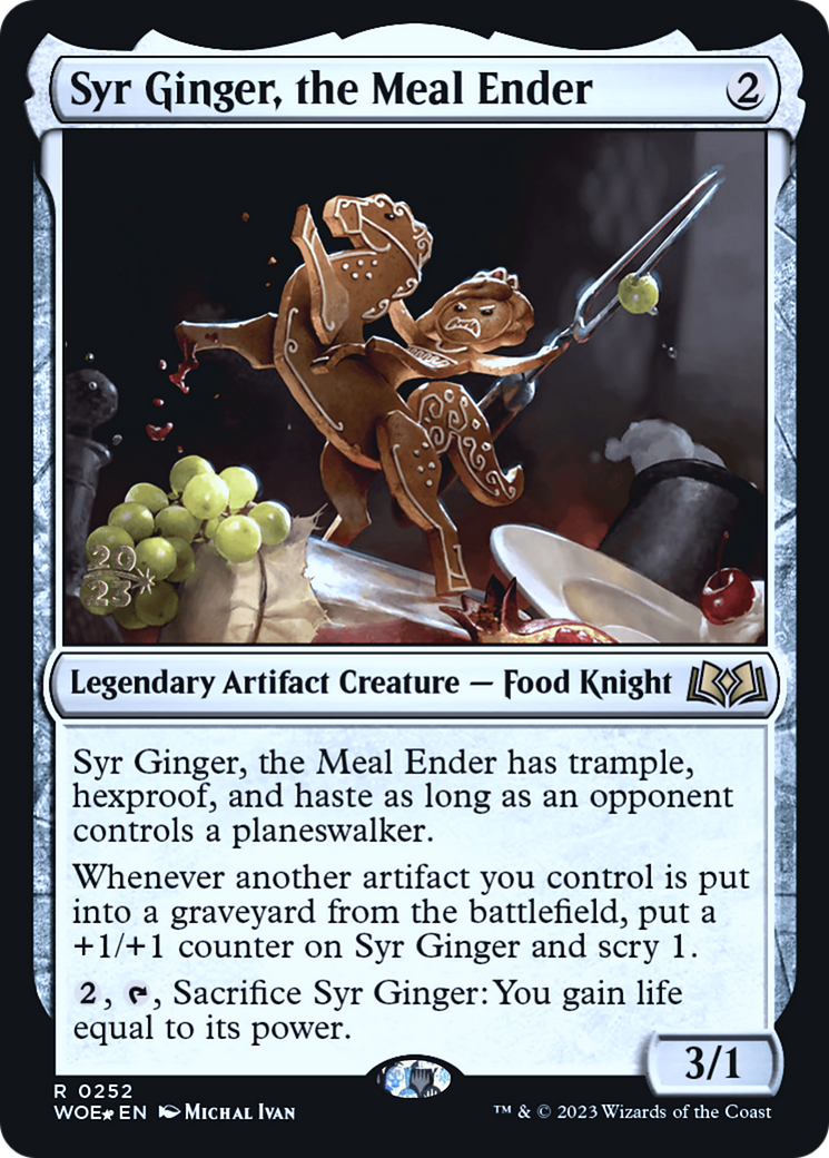 Syr Ginger, the Meal Ender Card Image