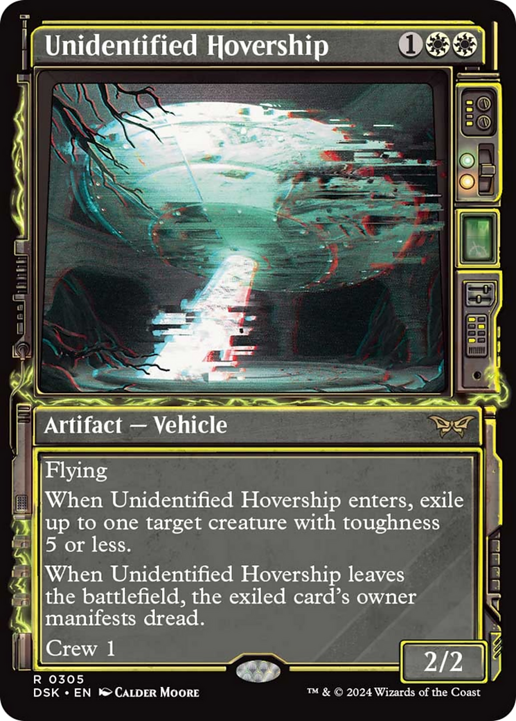 Unidentified Hovership Card Image
