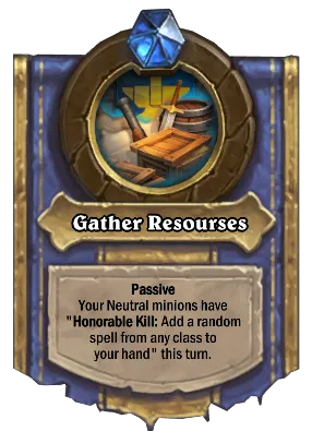 Gather Resourses Card Image