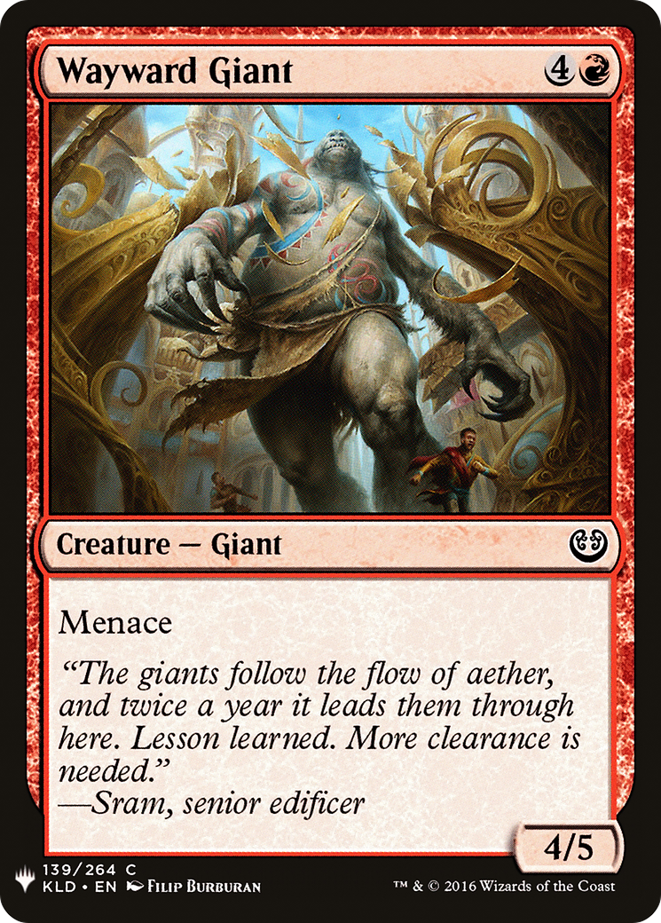 Wayward Giant Card Image