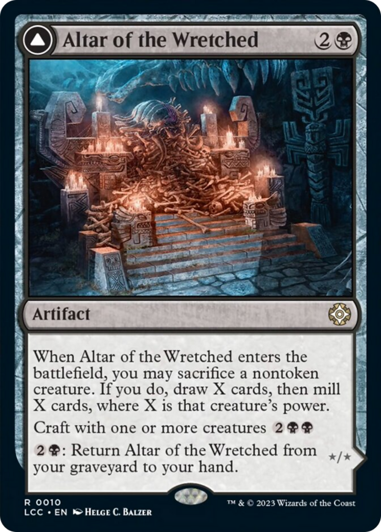 Altar of the Wretched // Wretched Bonemass Card Image