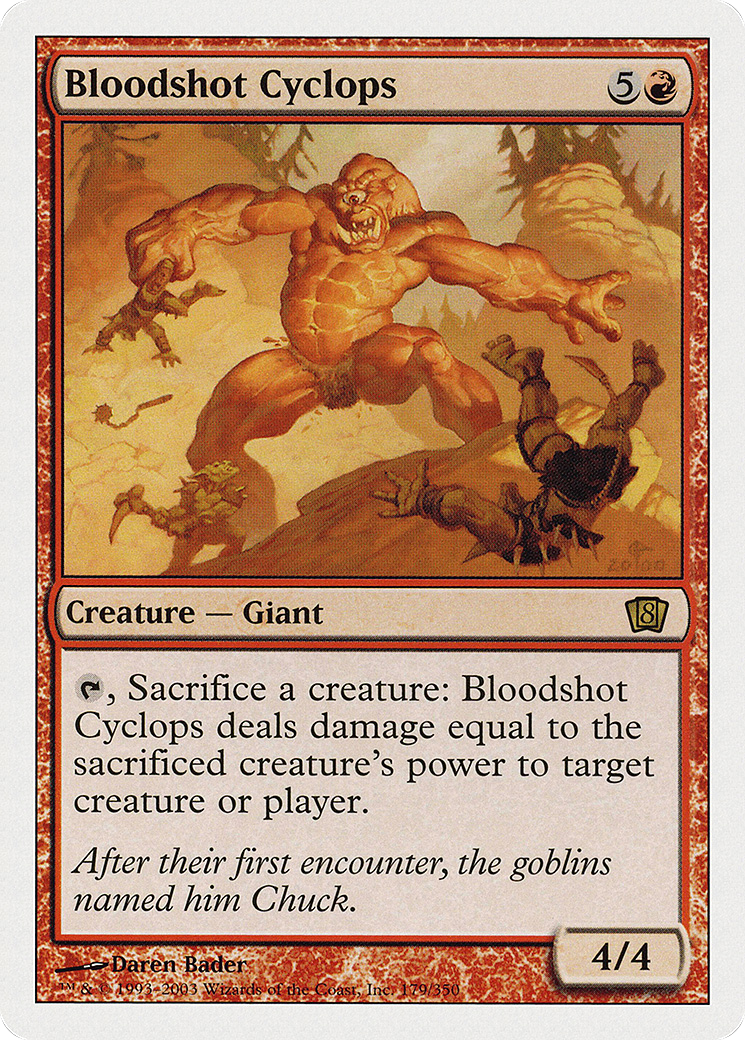 Bloodshot Cyclops Card Image