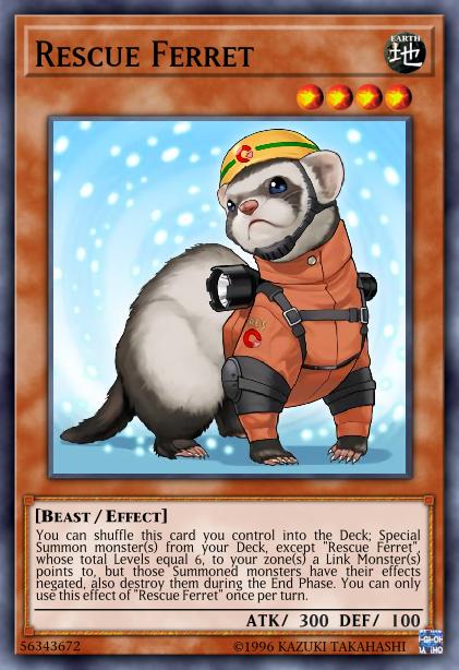 Rescue Ferret Card Image