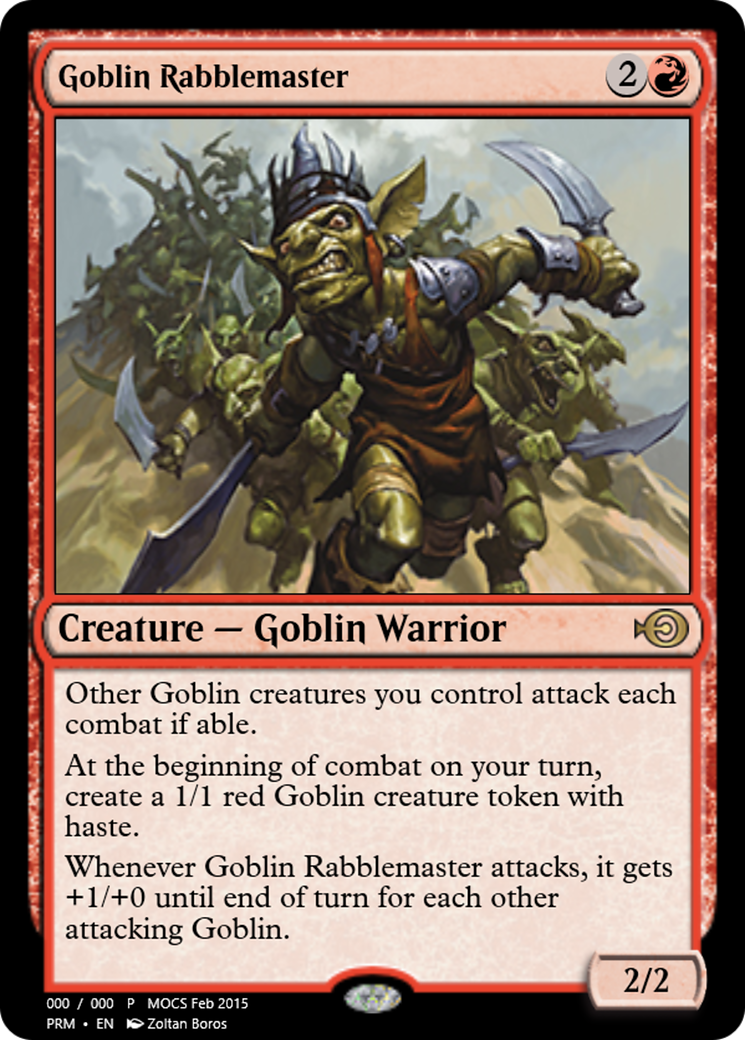 Goblin Rabblemaster Card Image