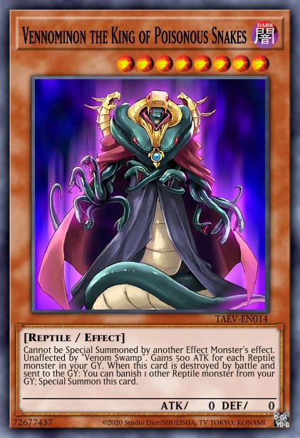 Vennominon the King of Poisonous Snakes Card Image
