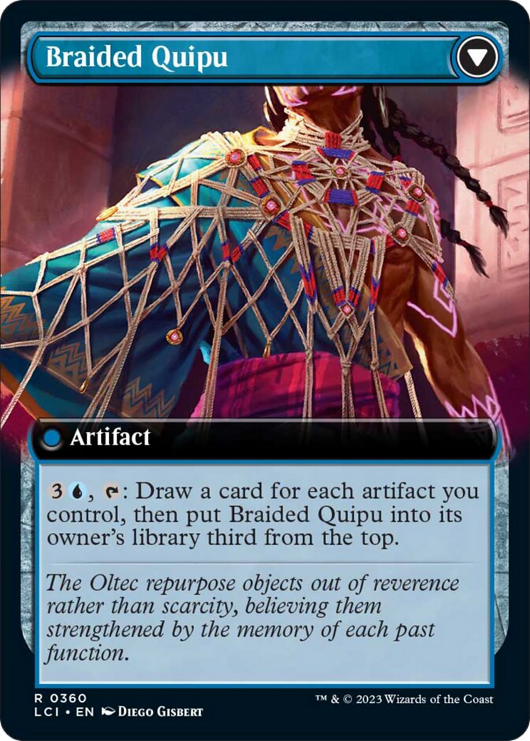 Braided Net // Braided Quipu Card Image