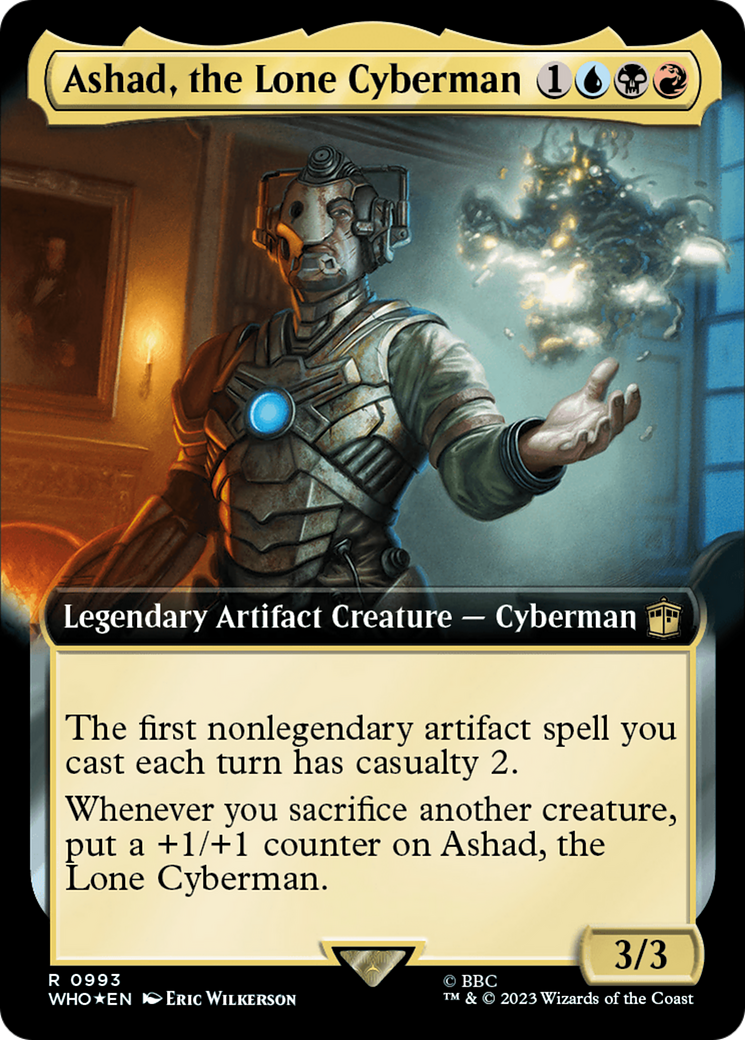 Ashad, the Lone Cyberman Card Image