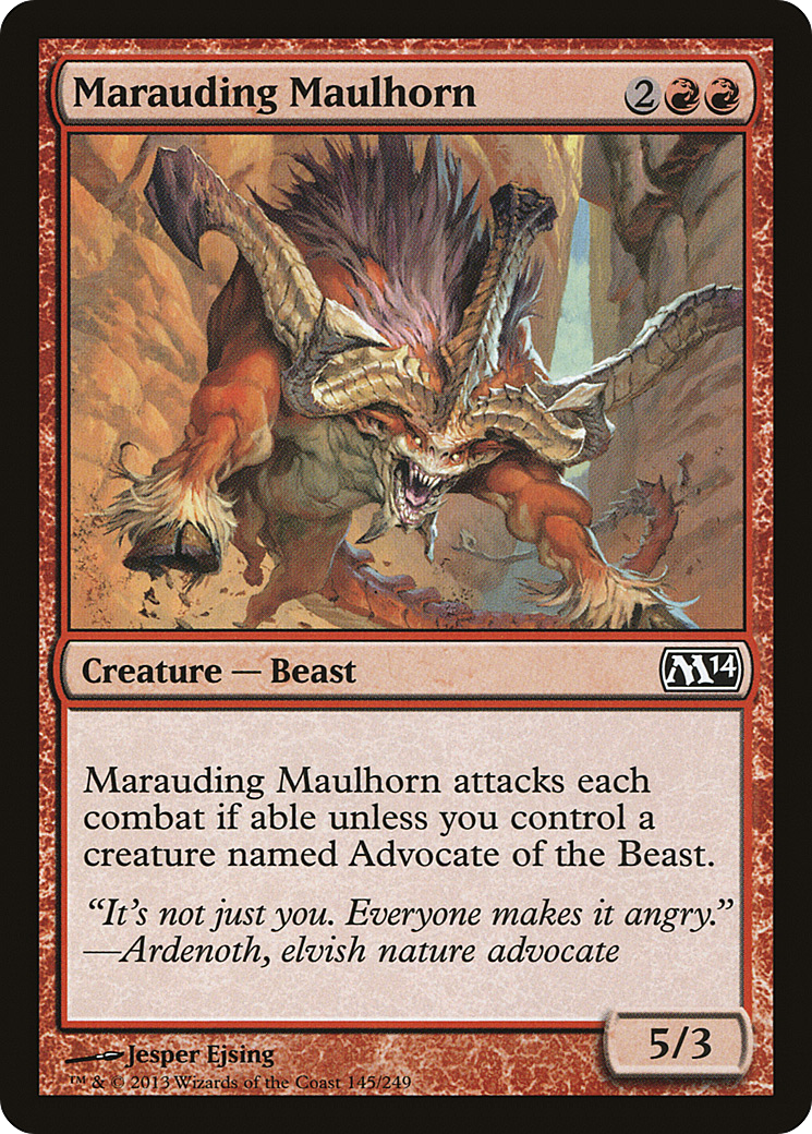 Marauding Maulhorn Card Image