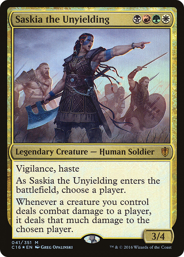 Saskia the Unyielding Card Image