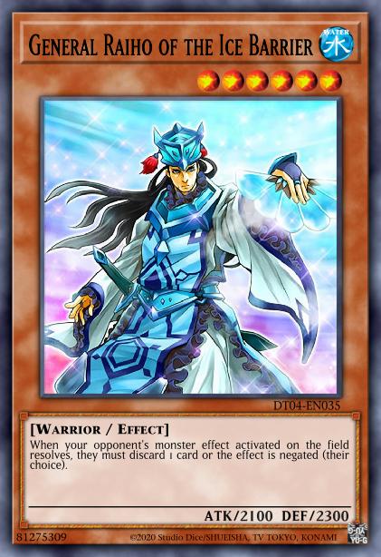 General Raiho of the Ice Barrier Card Image