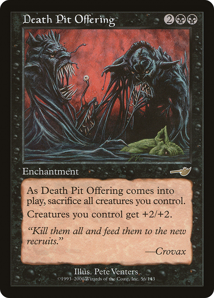 Death Pit Offering Card Image