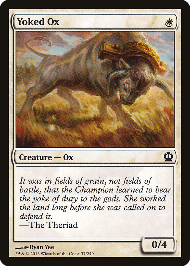 Yoked Ox Card Image