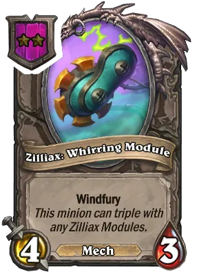 Zilliax: Whirring Module Card Image