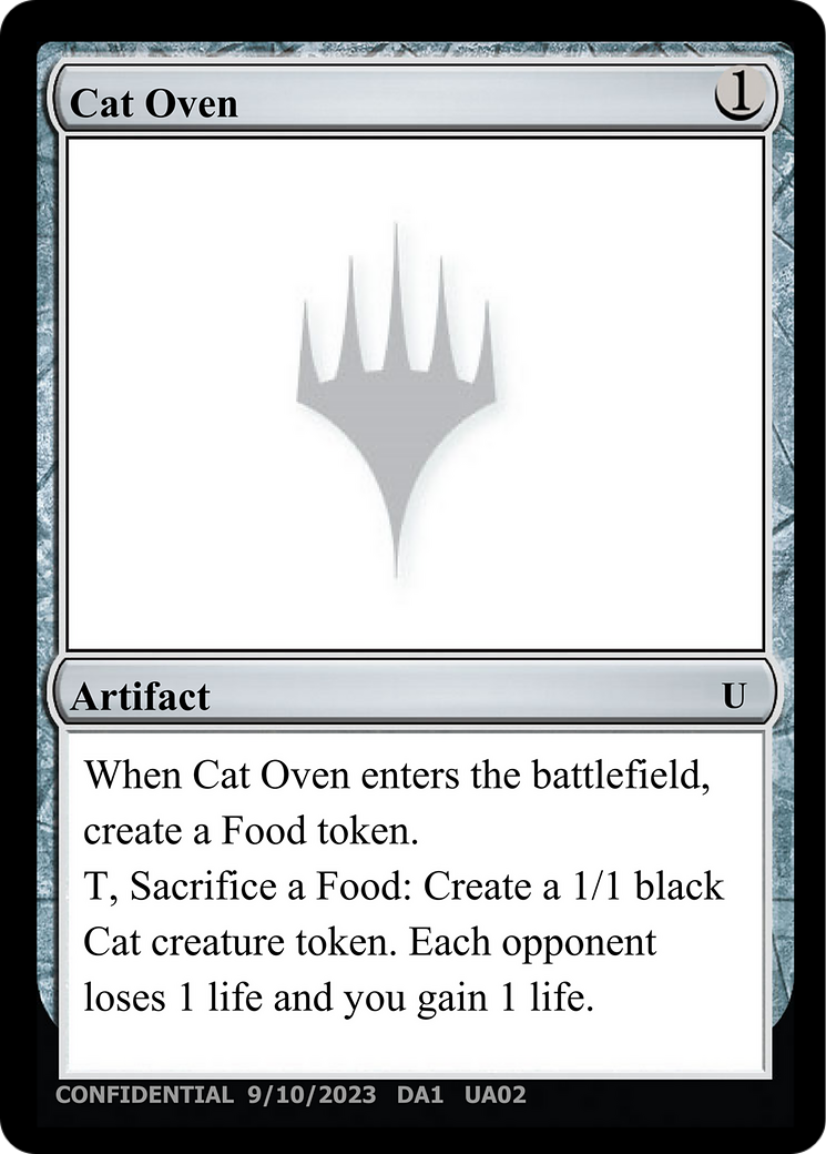 Cat Oven Card Image