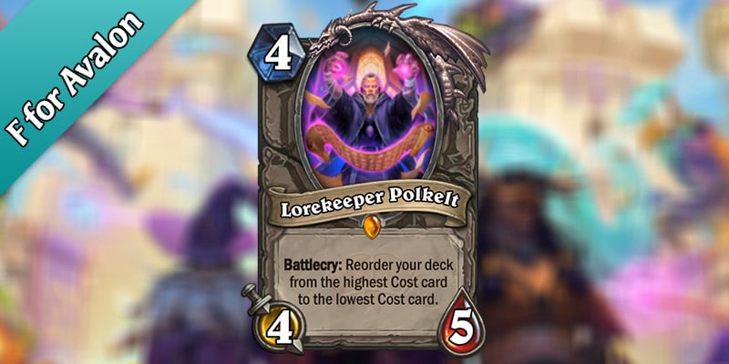 Lorekeeper Polkelt is a New Legendary Revealed for Hearthstone's Scholomance Academy Expansion