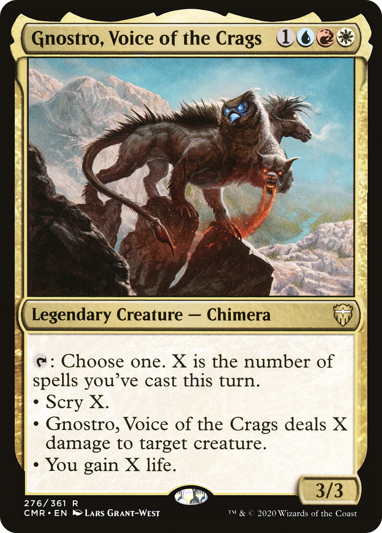 Gnostro, Voice of the Crags Card Image