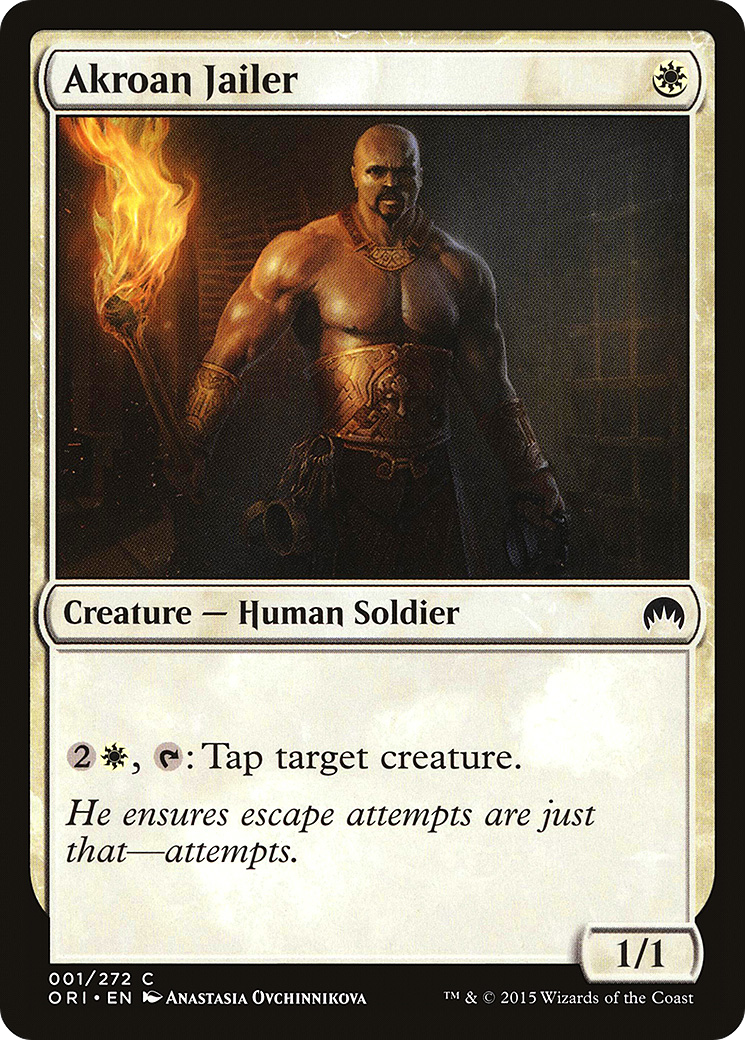 Akroan Jailer Card Image