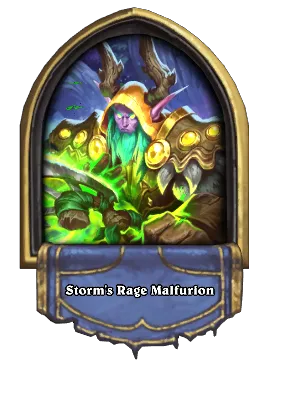 Storm's Rage Malfurion Card Image