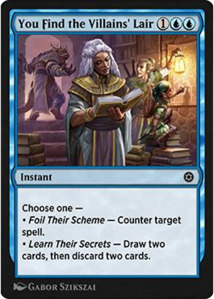 You Find the Villains' Lair Card Image
