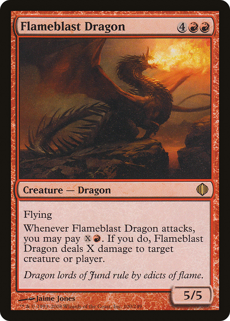 Flameblast Dragon Card Image