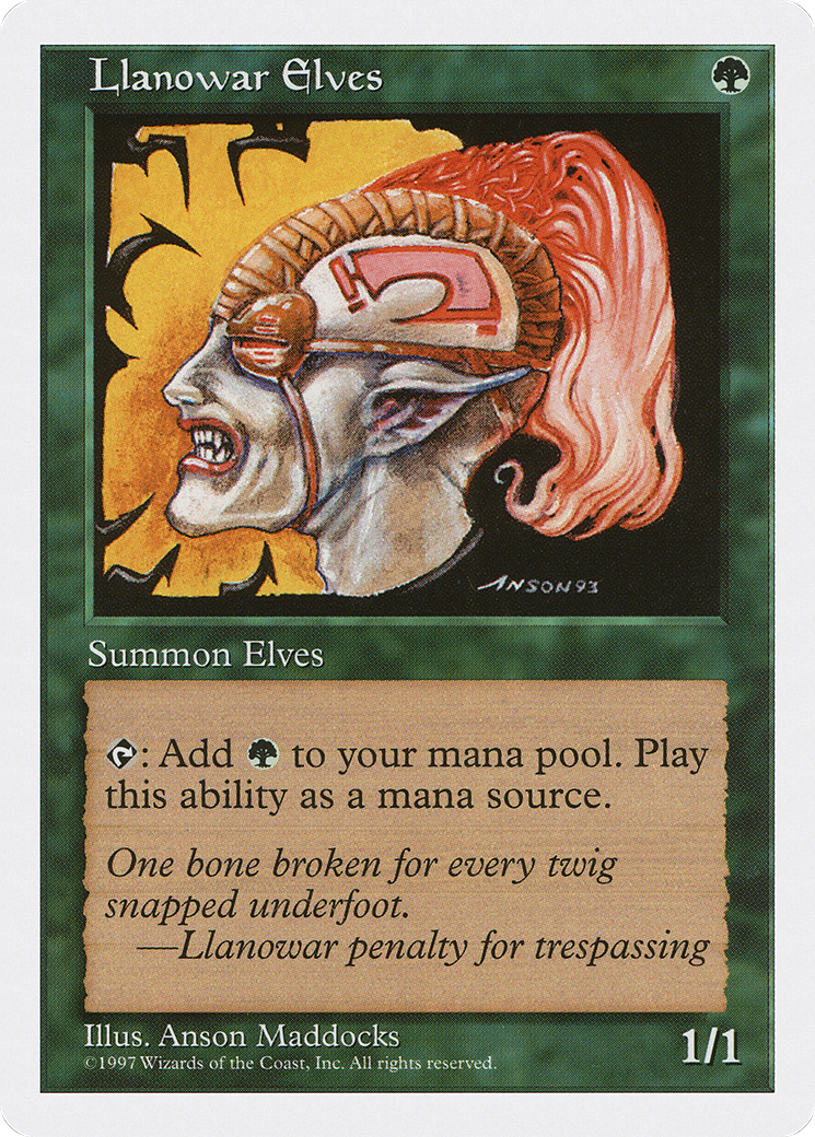 Llanowar Elves Card Image