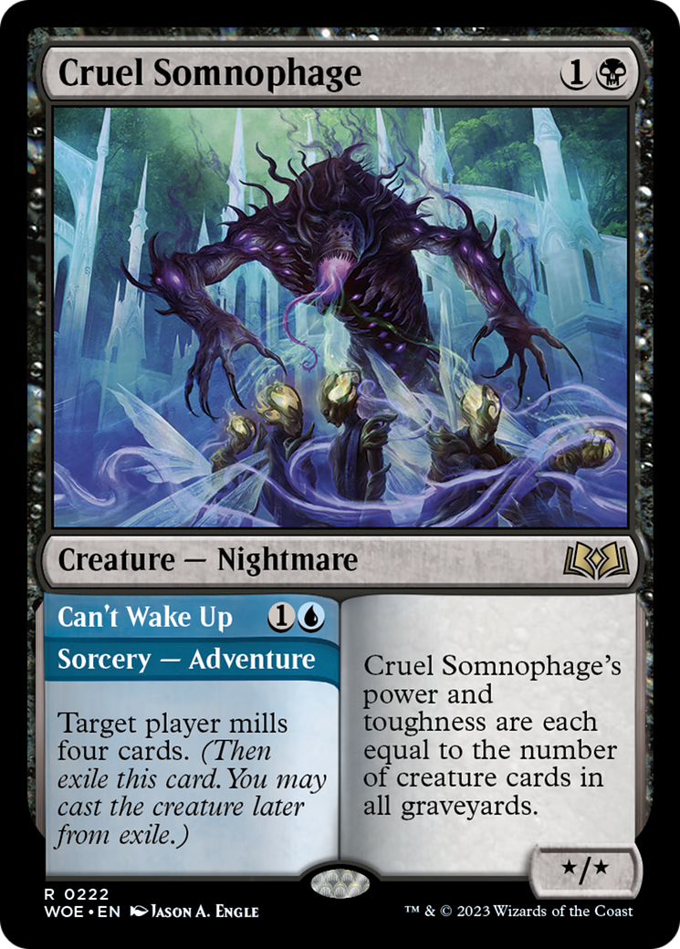 Cruel Somnophage // Can't Wake Up Card Image