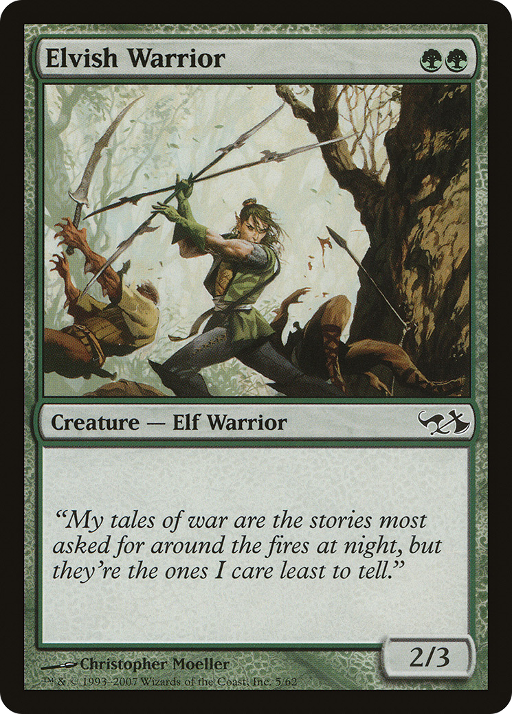 Elvish Warrior Card Image