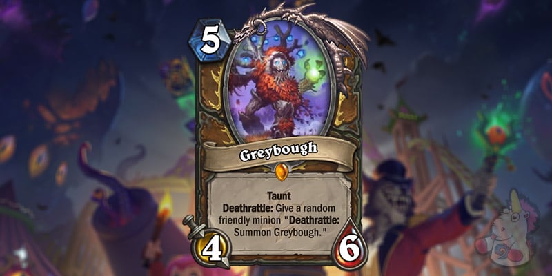 Greybough is a New Druid Legendary Revealed for Hearthstone's Darkmoon Faire Expansion