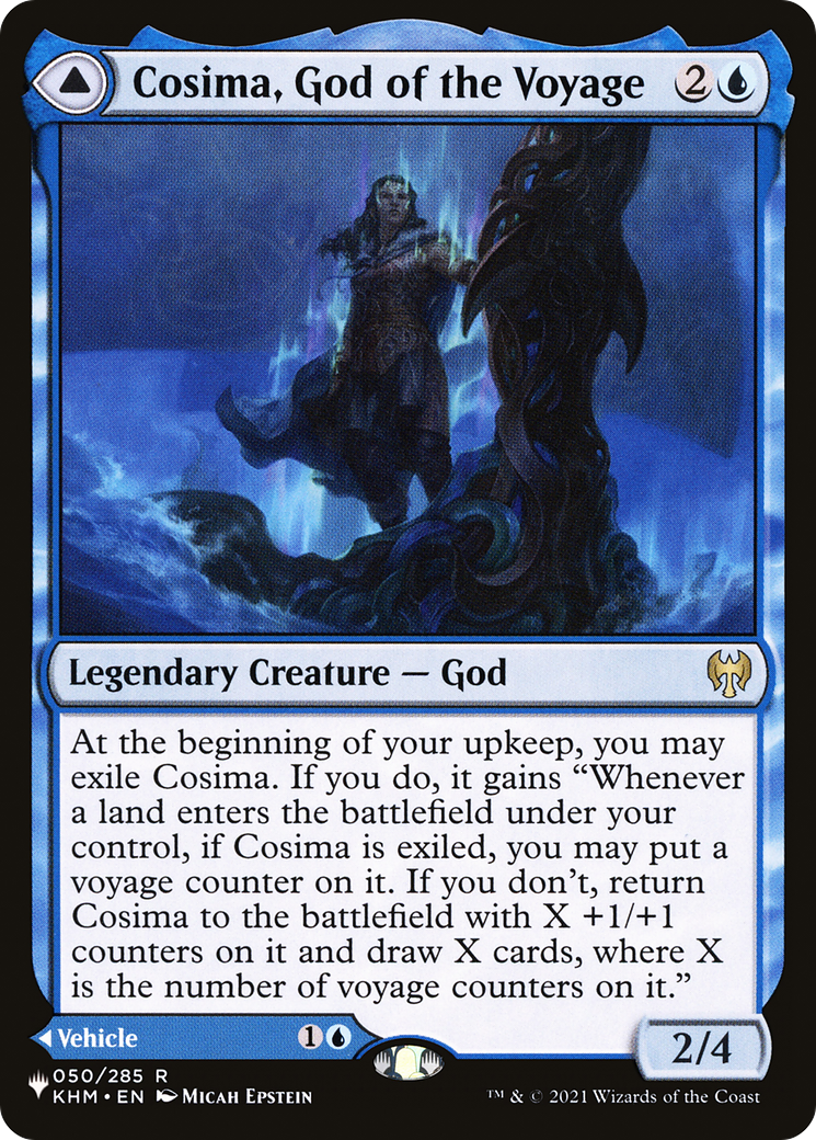 Cosima, God of the Voyage // The Omenkeel Card Image