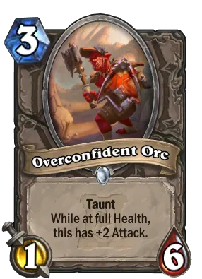 Overconfident Orc Card Image