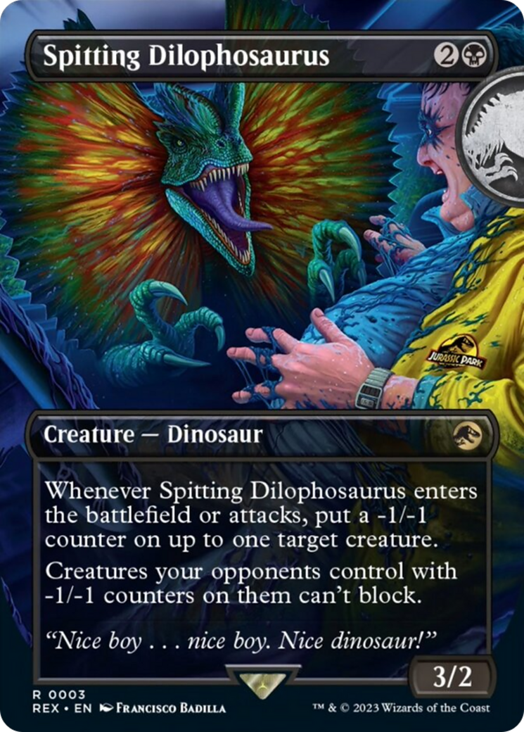 Spitting Dilophosaurus Card Image