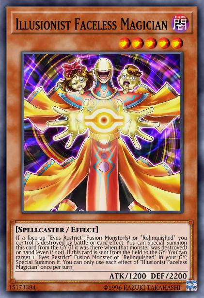 Illusionist Faceless Magician Card Image