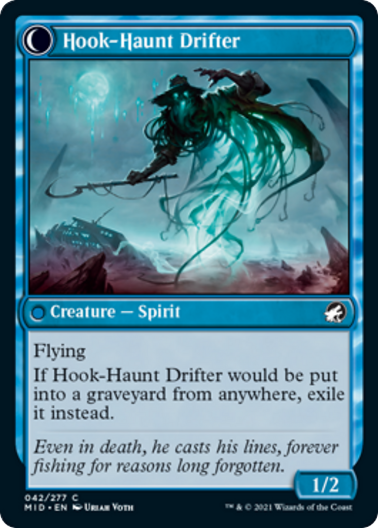 Baithook Angler // Hook-Haunt Drifter Card Image