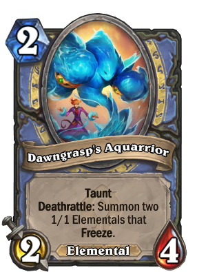 Dawngrasp's Aquarrior Card Image
