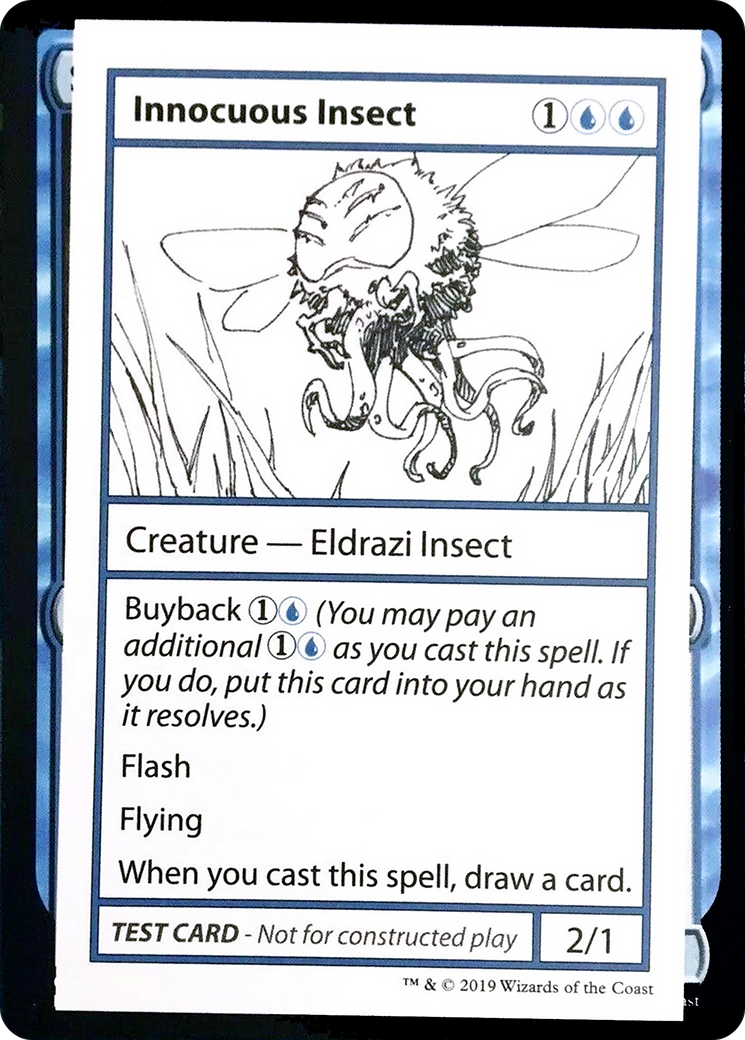 Innocuous Insect Card Image