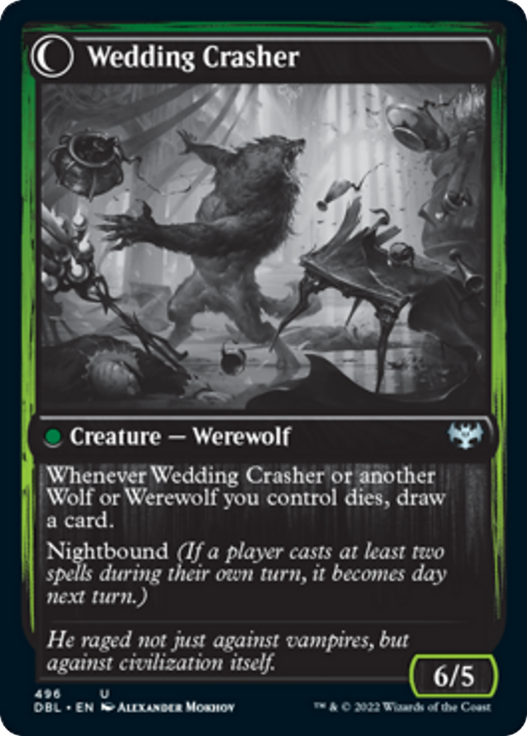 Wolfkin Outcast // Wedding Crasher Card Image