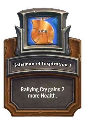 Talisman of Inspiration 1 Card Image