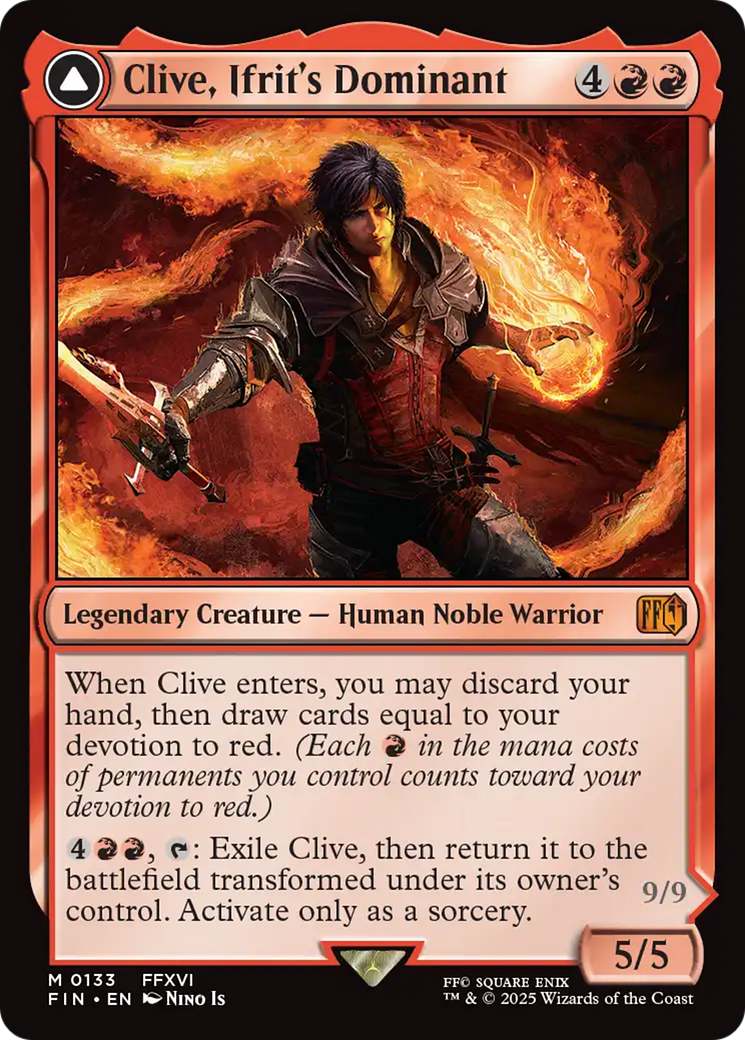 Clive, Ifrit's Dominant // Ifrit, Warden of Inferno Card Image