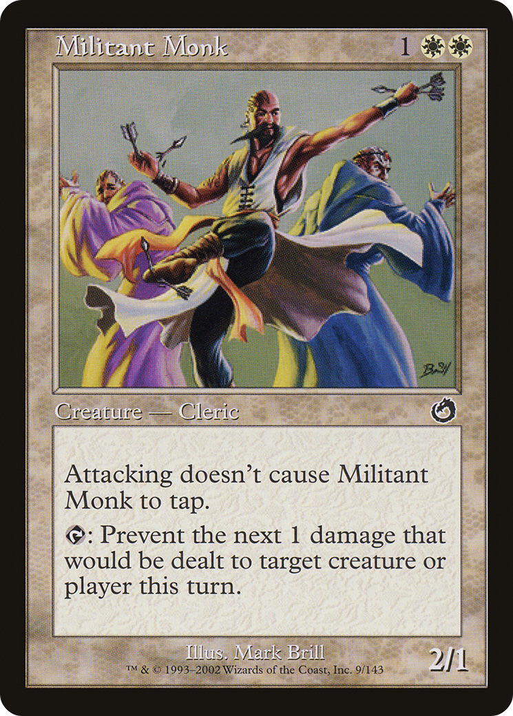 Militant Monk Card Image