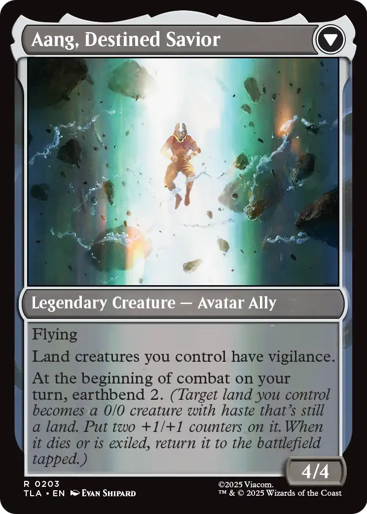 Aang, Destined Savior Magic: The Gathering card