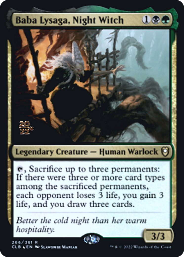 Baba Lysaga, Night Witch Card Image