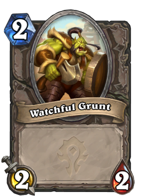 Watchful Grunt Card Image