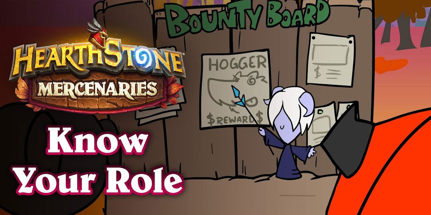 Know Your Role - Blizzard Teams Up With Carbot for a Hearthstone Mercenaries Animation