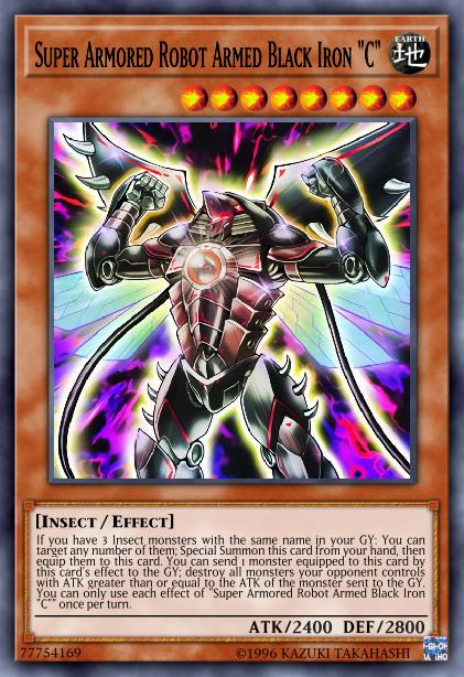 Super Armored Robot Armed Black Iron "C" Card Image