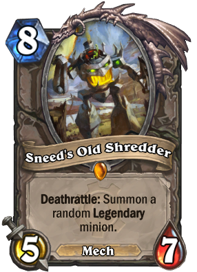 Sneed's Old Shredder Card Image