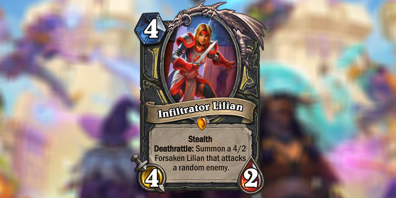 Infiltrator Lilian is a New Rogue Legendary Revealed for Hearthstone's Scholomance Academy Expansion