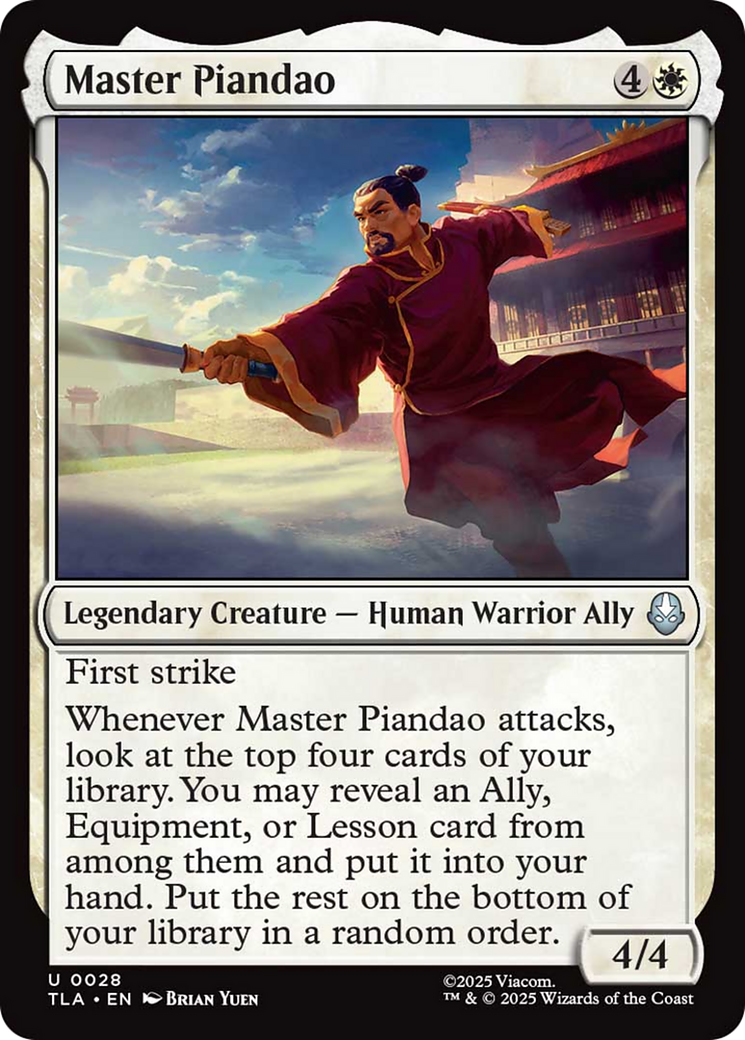 Master Piandao Card Image